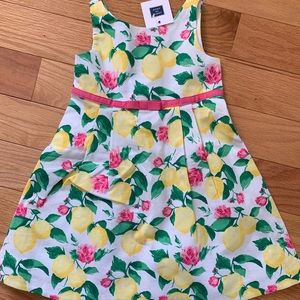 Janie & Jack lemon dress